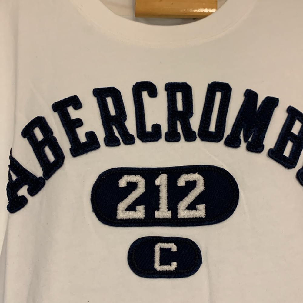 Vintage Abercrombie & Fitch Embroidered Logo Tee